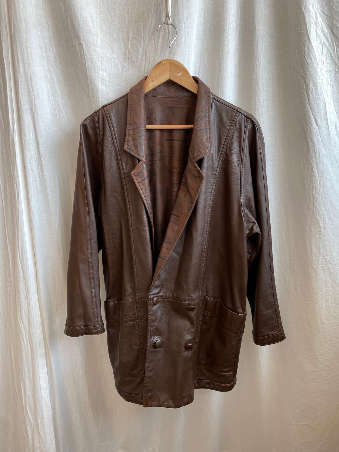 리얼레더 브라운 양면 카자켓(F) 상품이미지3