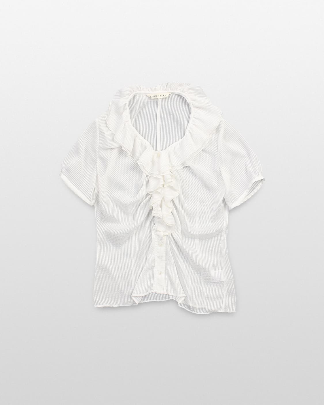 LINK IT ALL Shirring Border Blouse  상품이미지1
