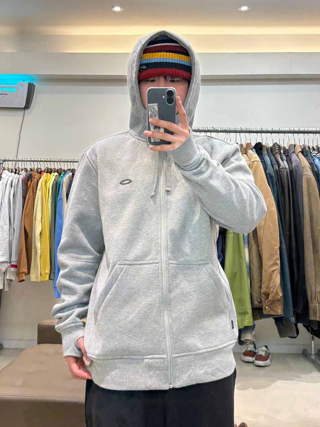 오클리 스틸 아이콘로거 후드집업 상품이미지6