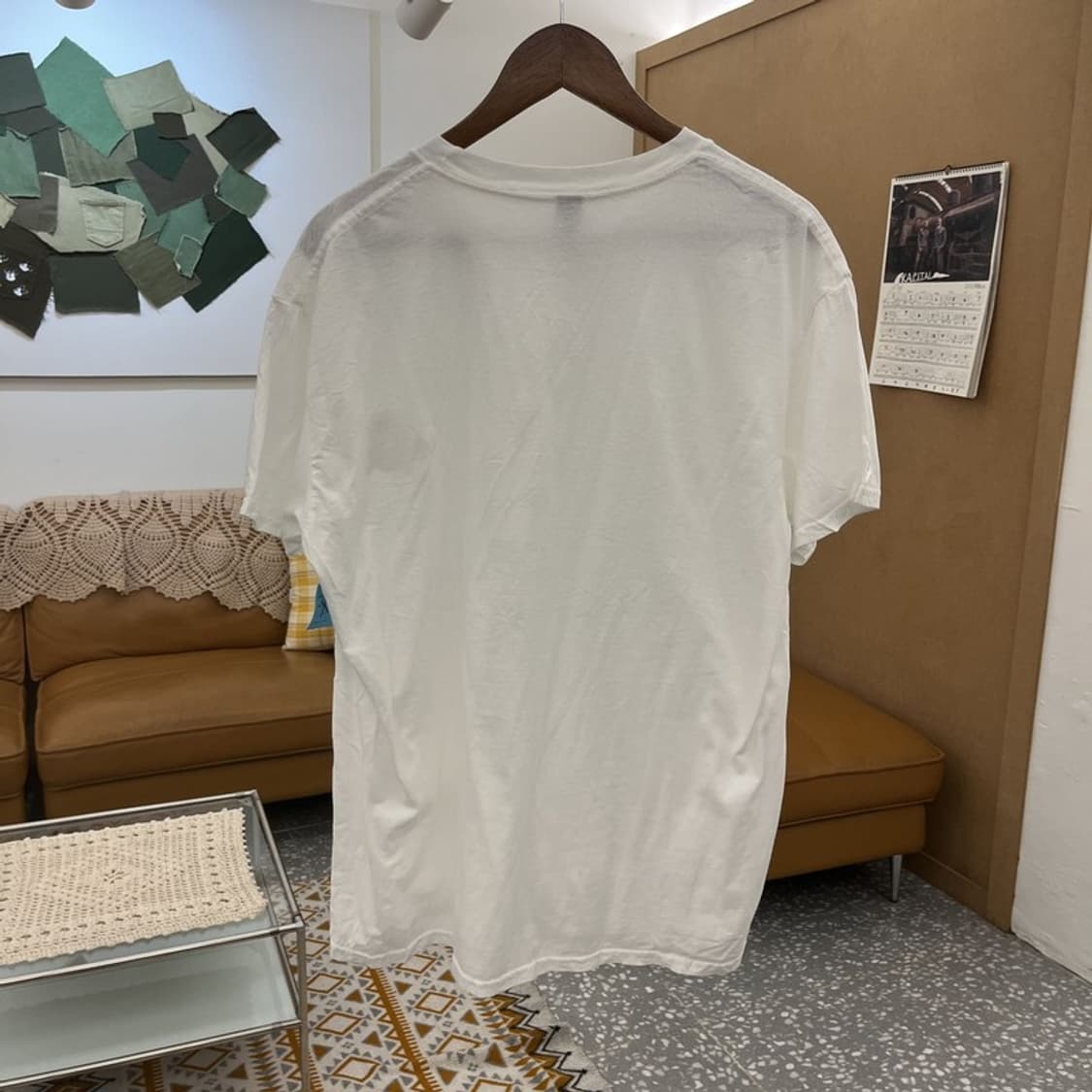 길단 빈티지 스트릿 스몰로고 캐주얼 반팔티 XL C10630 상품이미지4