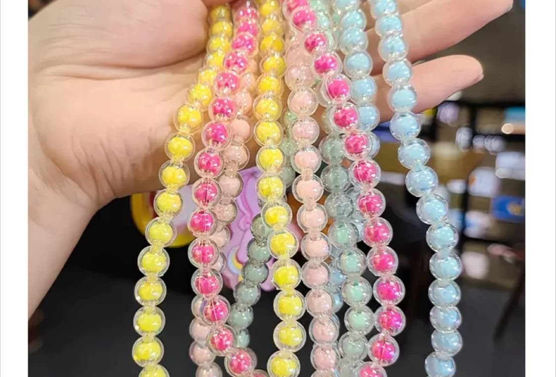 라부부 별 LED 비즈 목걸이 팔찌 세트 3세트10000 상품이미지5