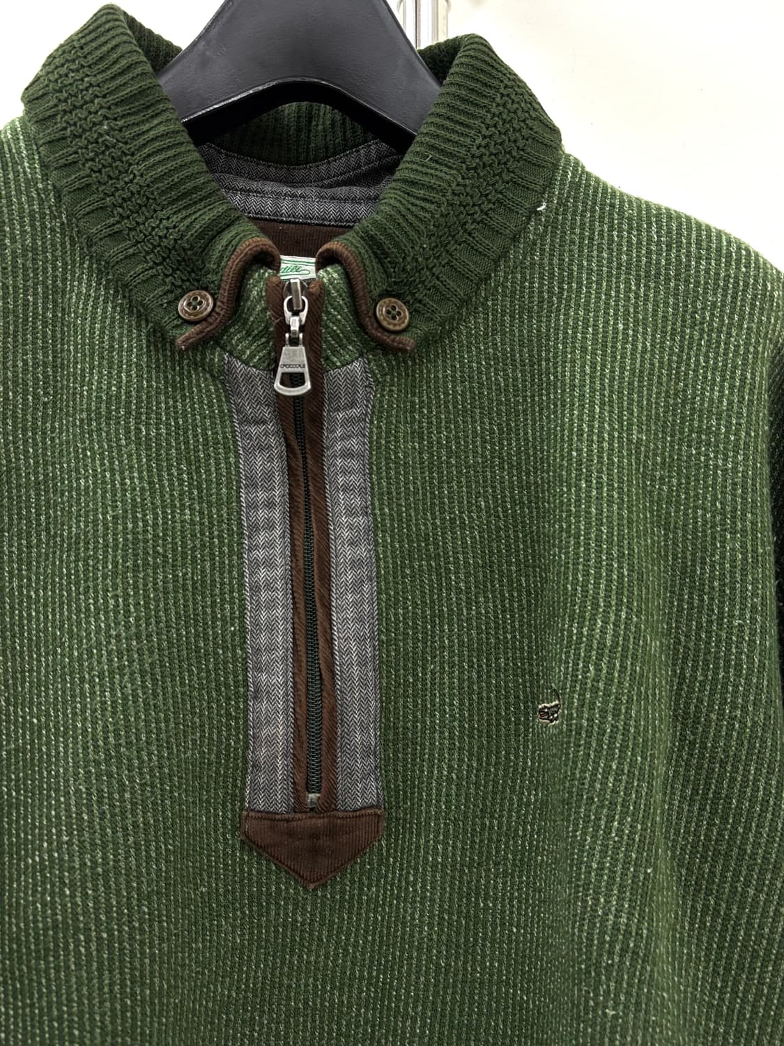 빈티지 골지 니트 맨투맨 상품이미지5