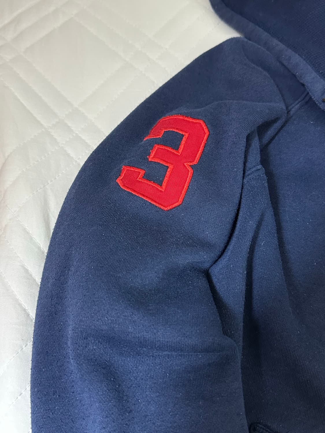 폴로 랄프로렌 빅포니 네이비 레드 후드집업 상품이미지2