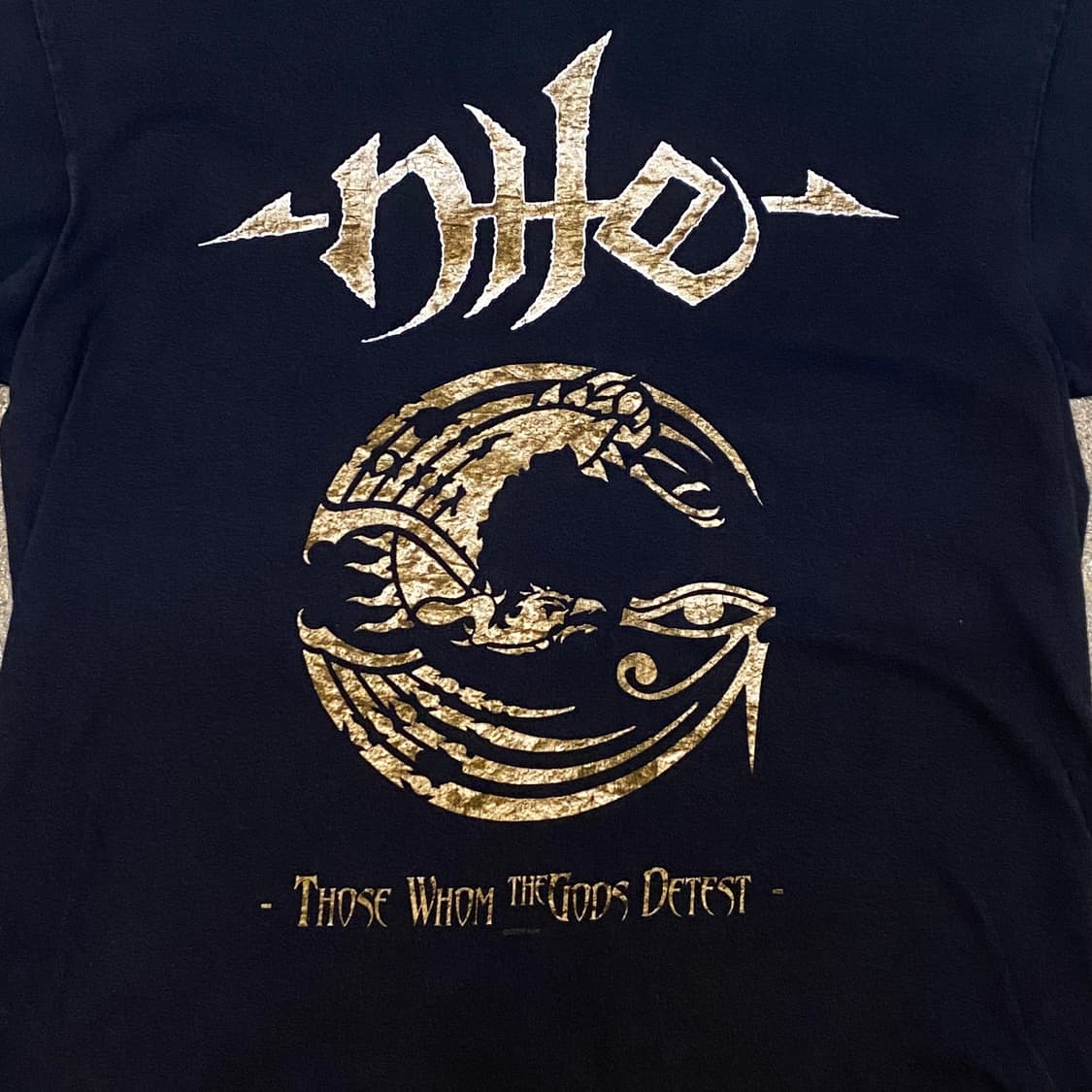 미국 빈티지 밴드 나일 NILE 투어 굿즈티 락티셔츠 반팔티 상품이미지2