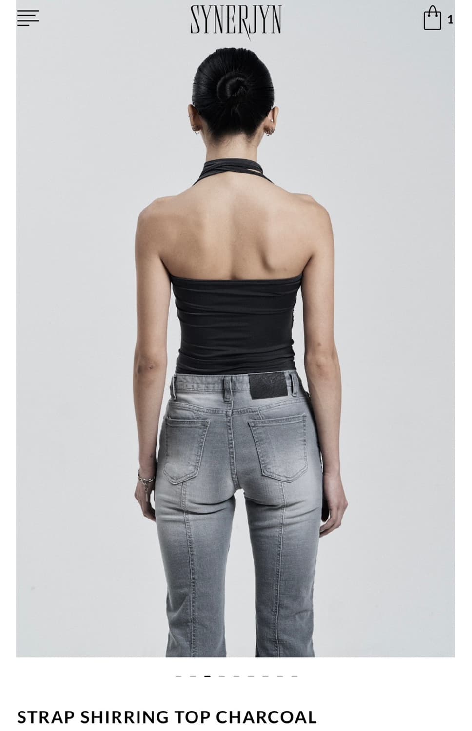 시너진 스트랩 셔링 탑 상품이미지3