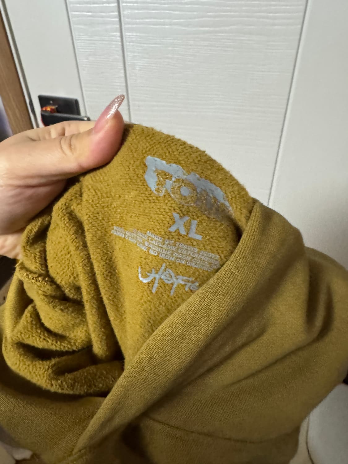 트래비스스캇 후드 탄 XL 상품이미지2