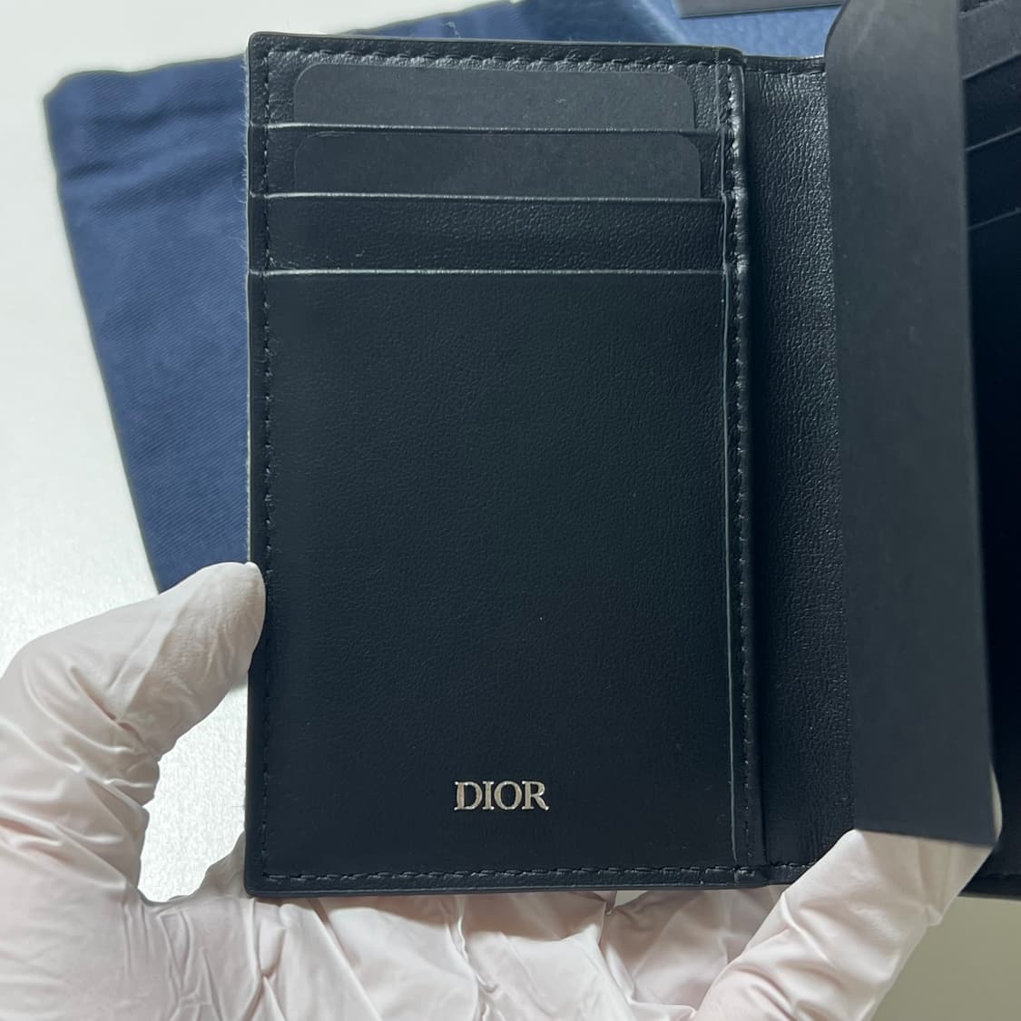 [정품] 신형 새상품급 / 디올 오거나이저 카드지갑 베이지 상품이미지4