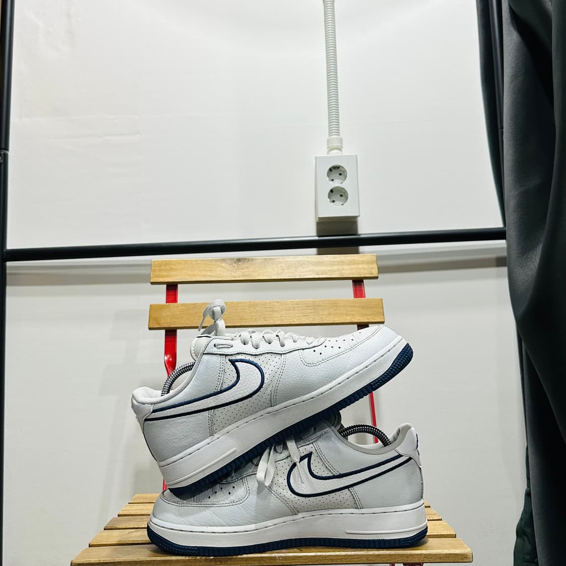 265) 나이키 운동화 남성 남자 신발 포스 1 '07 로우 미드나잇  상품이미지7