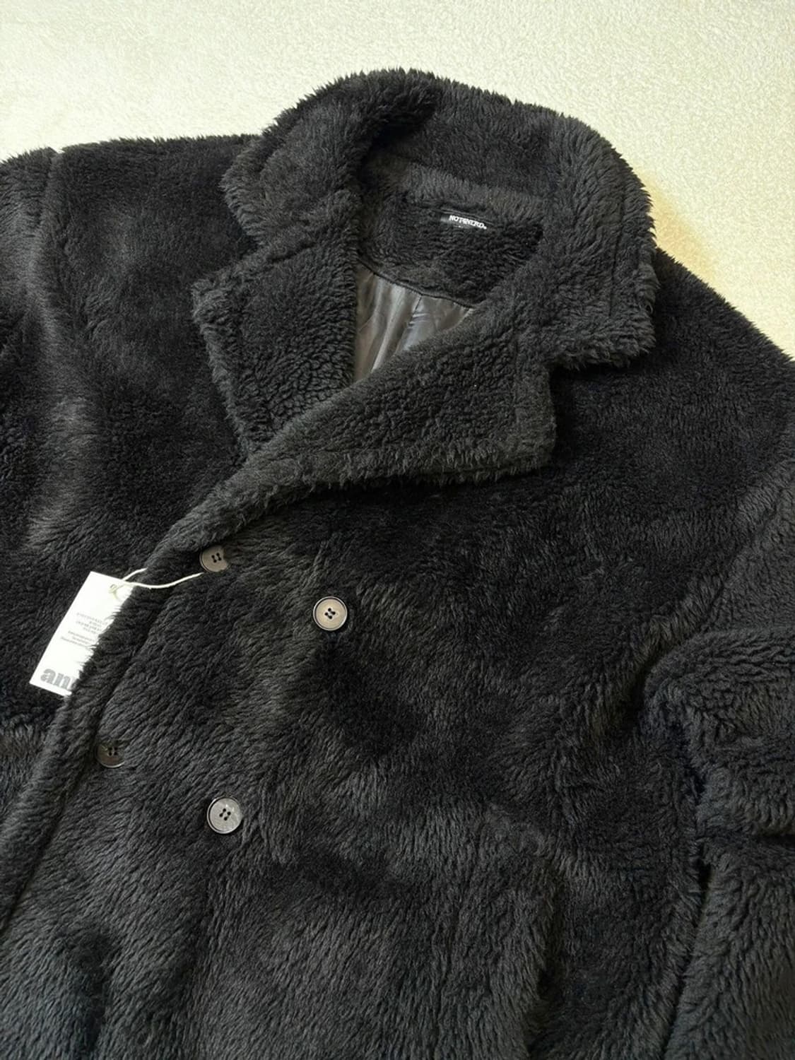 낫포너드 오버핏 더블 롱 퍼 코트 PN6069 상품이미지6