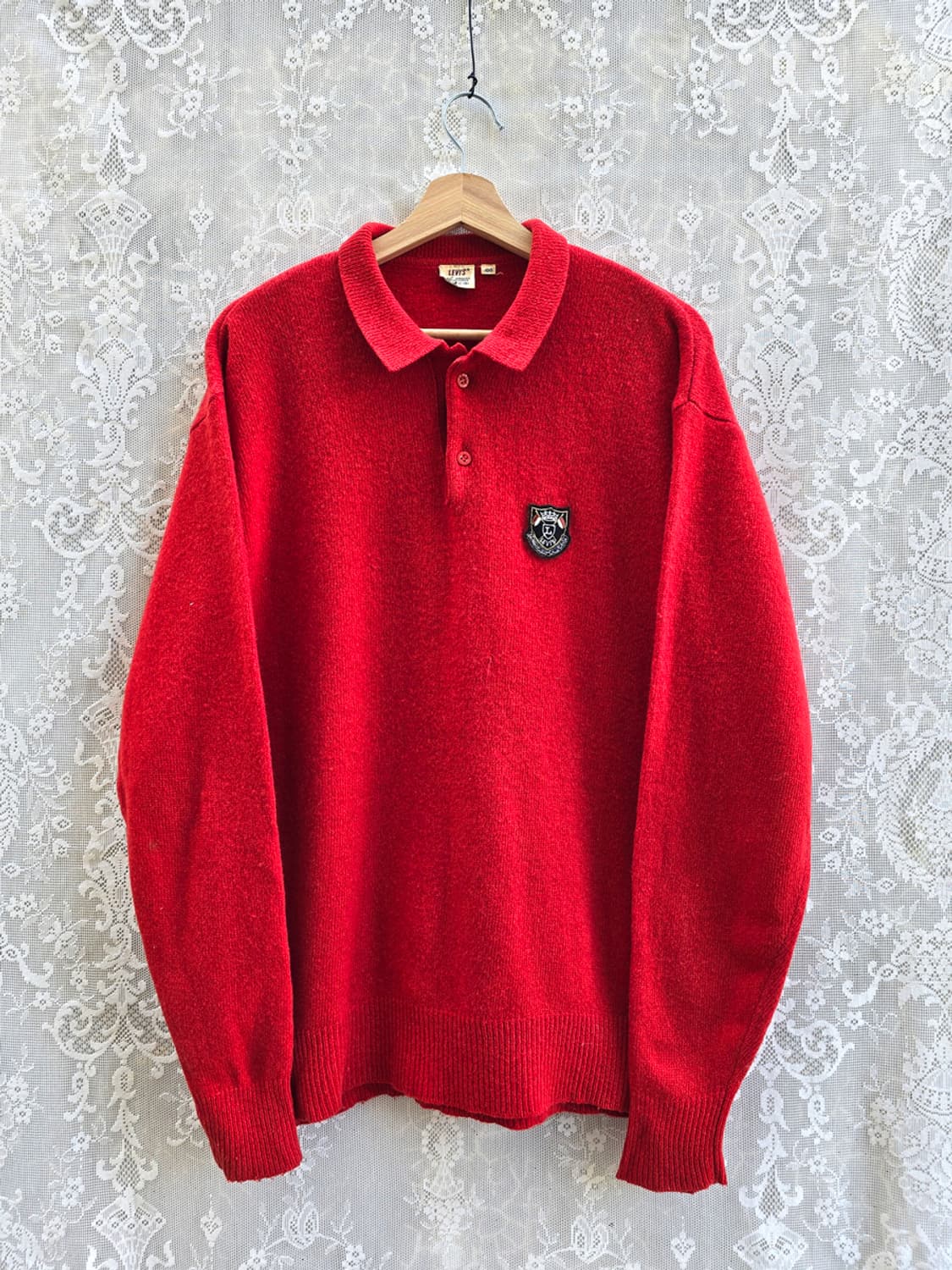 90s 리바이스 울 카라니트 한주통산 시절 상품이미지1