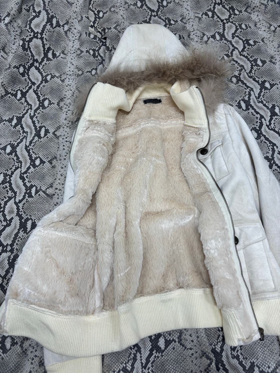 [00‘s]Multi Pocket Fur Hoodie Jacket 상품이미지5