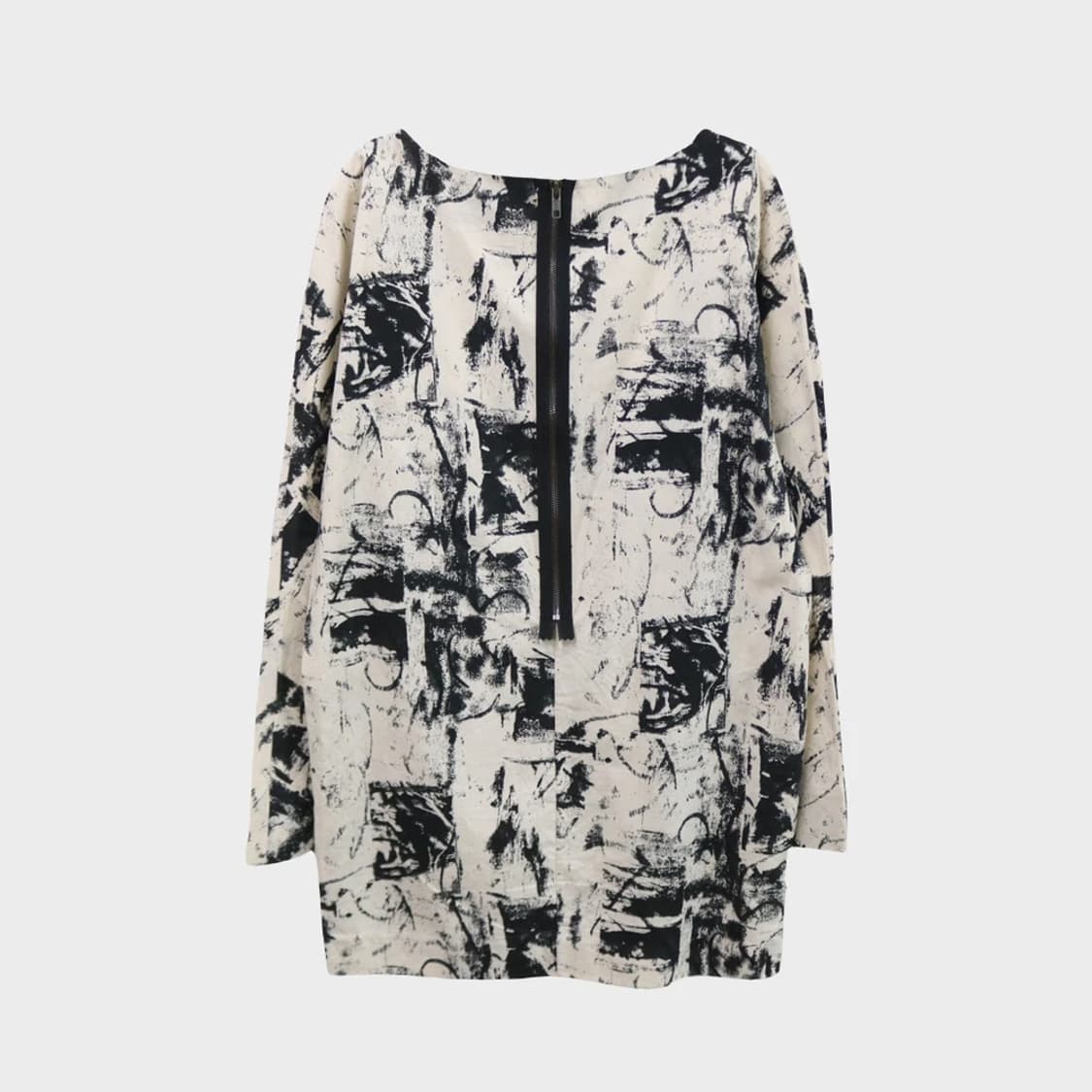 마르니 패턴 뒷지퍼 블라우스 52894 상품이미지2