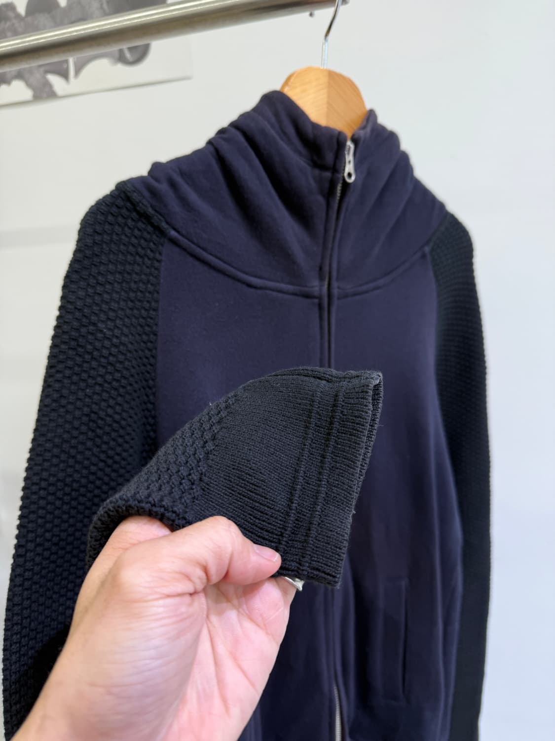 ABA HOUSE 아바하우스 판넬 투웨이 집업 후디 상품이미지4