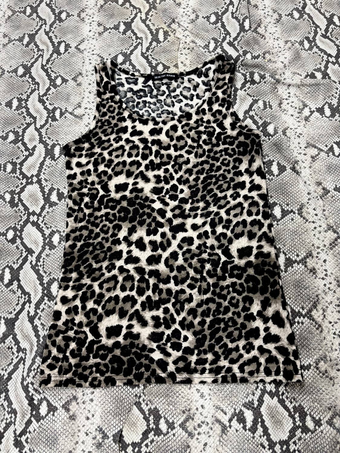 “Vintage” Leopard Sleeveless 상품이미지1