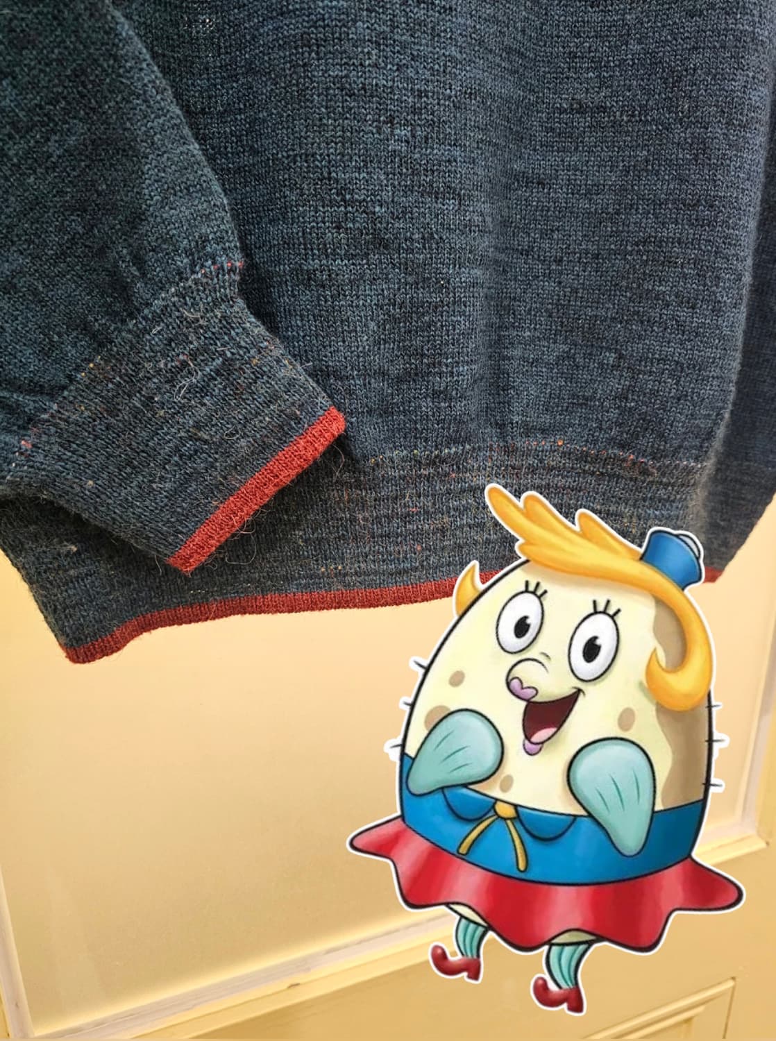 Estrema Italy 패턴 울 니트 상품이미지7