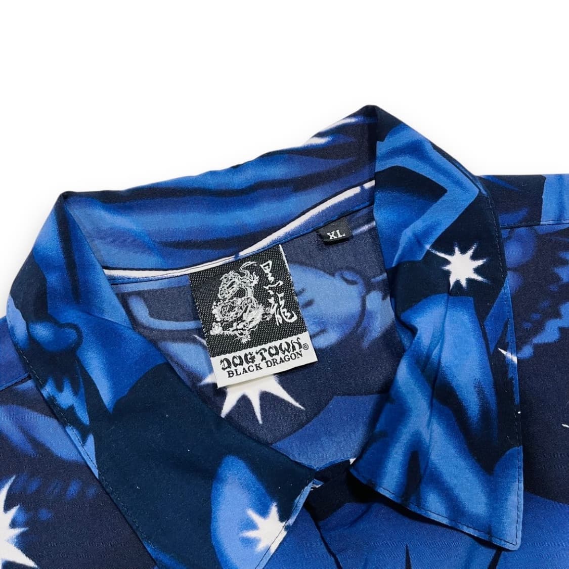 독 타운 블랙 드래곤 올드스쿨 수녀 타투 아트 반팔 셔츠 상품이미지4