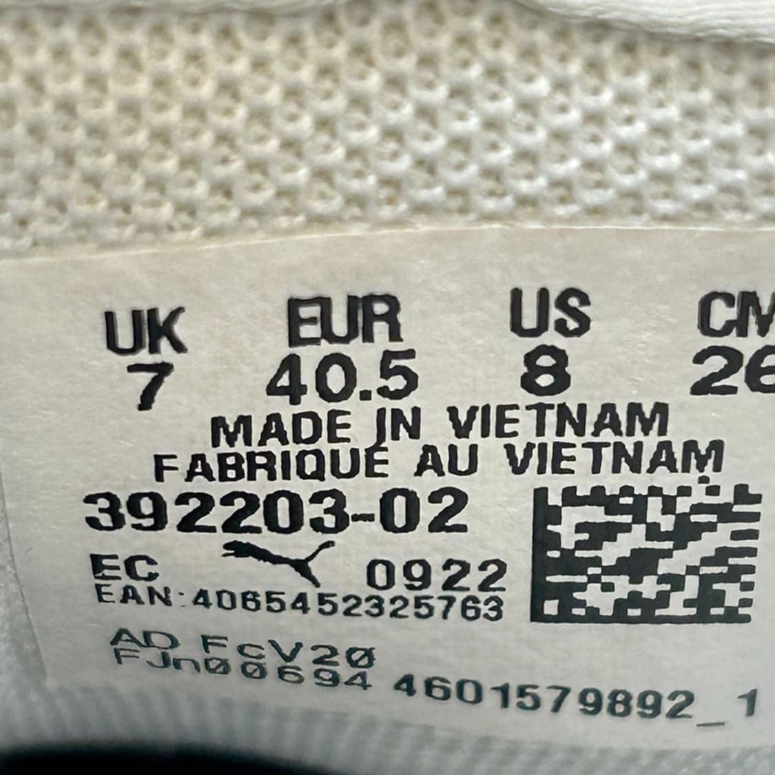 퓨마 스매쉬 벌크 스니커즈 화이트 260 상품이미지7