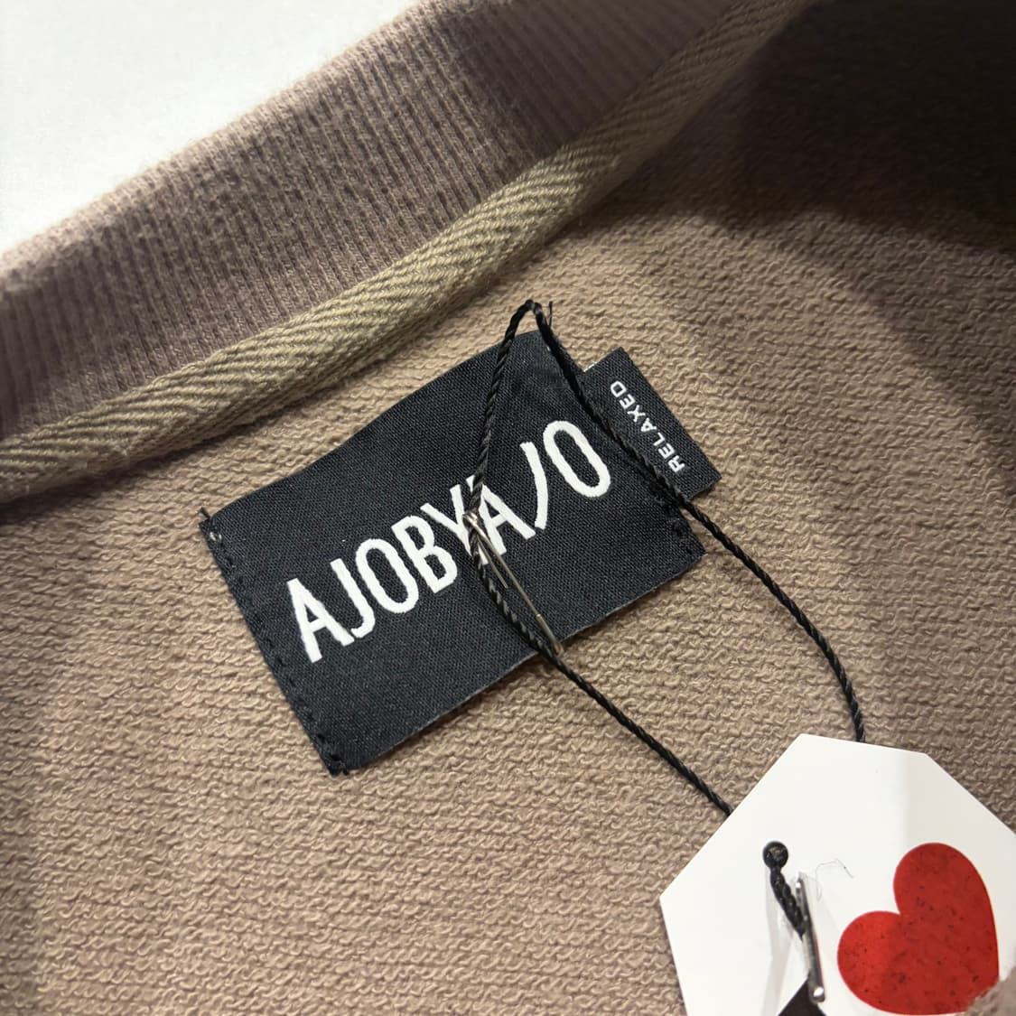 아조바이아조 스컬 맨투맨 스웻셔츠 베이지 D641 상품이미지4