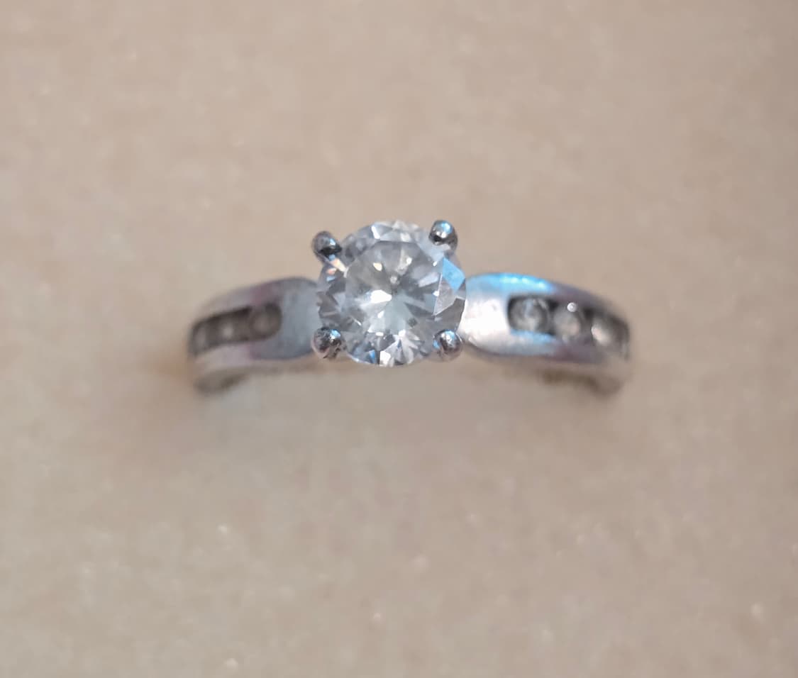 🇺🇸 실버 7부 칵테일 링 상품이미지1