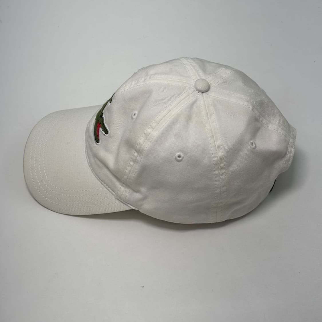 LACOSTE 빅 로고 볼캡 화이트 상품이미지2