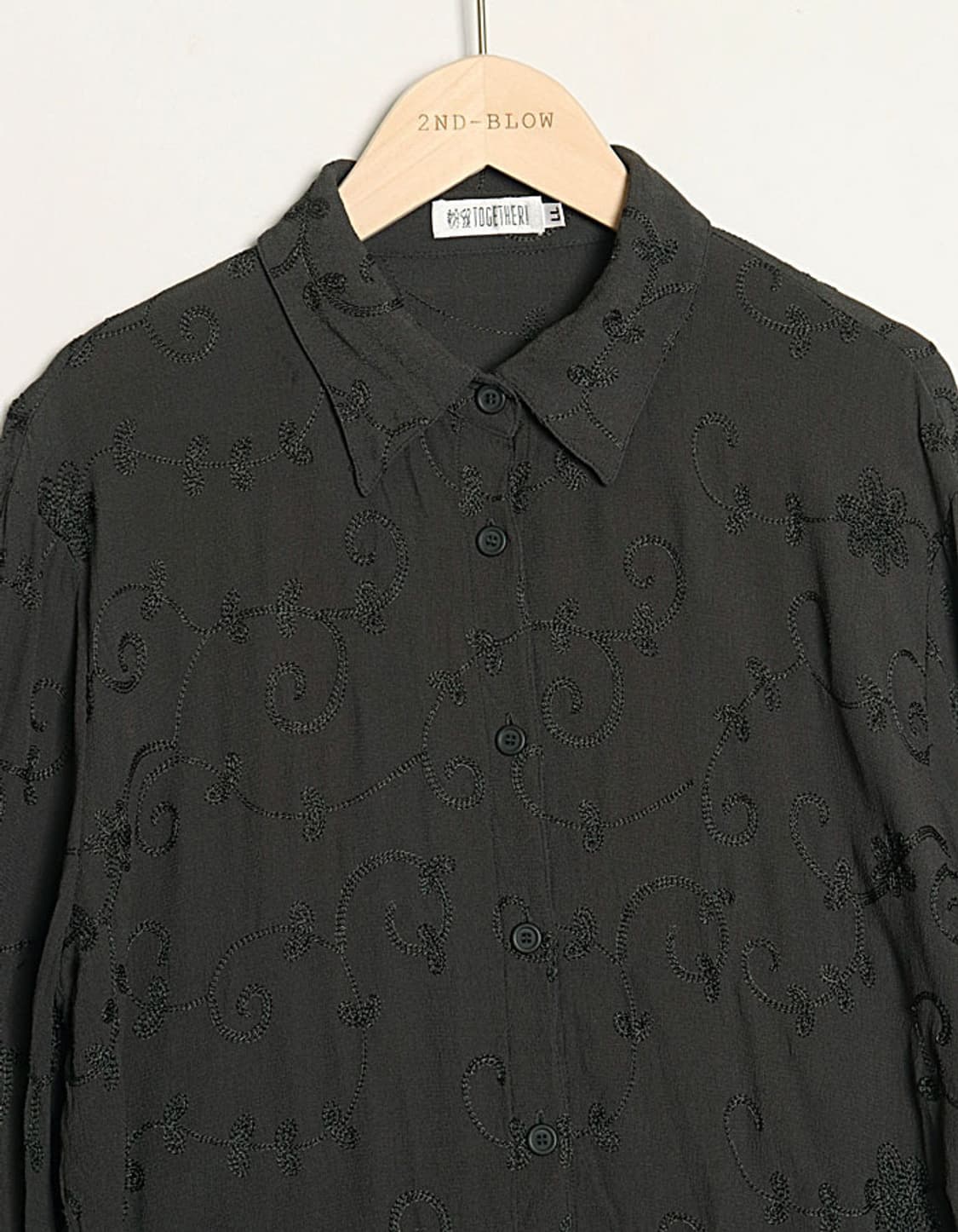 TOGETHER! Rayon Embro Blouse 상품이미지2