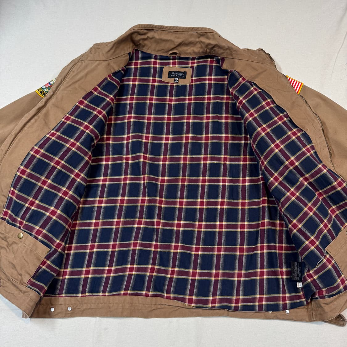 3XL) Burk's Bay USA 덕 캔버스 워크웨어 워크 자켓 상품이미지5