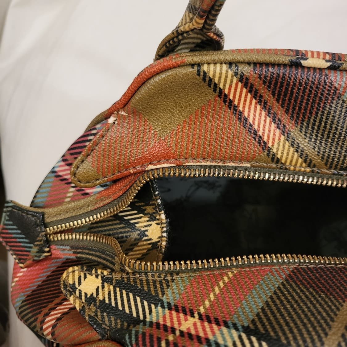 비비안웨스트우드 타탄 체크 토트백 가방 상품이미지7