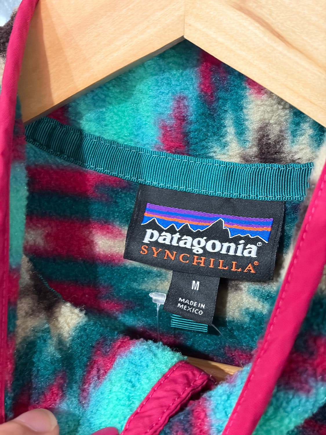 J21 파타고니아 신칠라 아즈텍 스냅티 플리스 M 상품이미지3