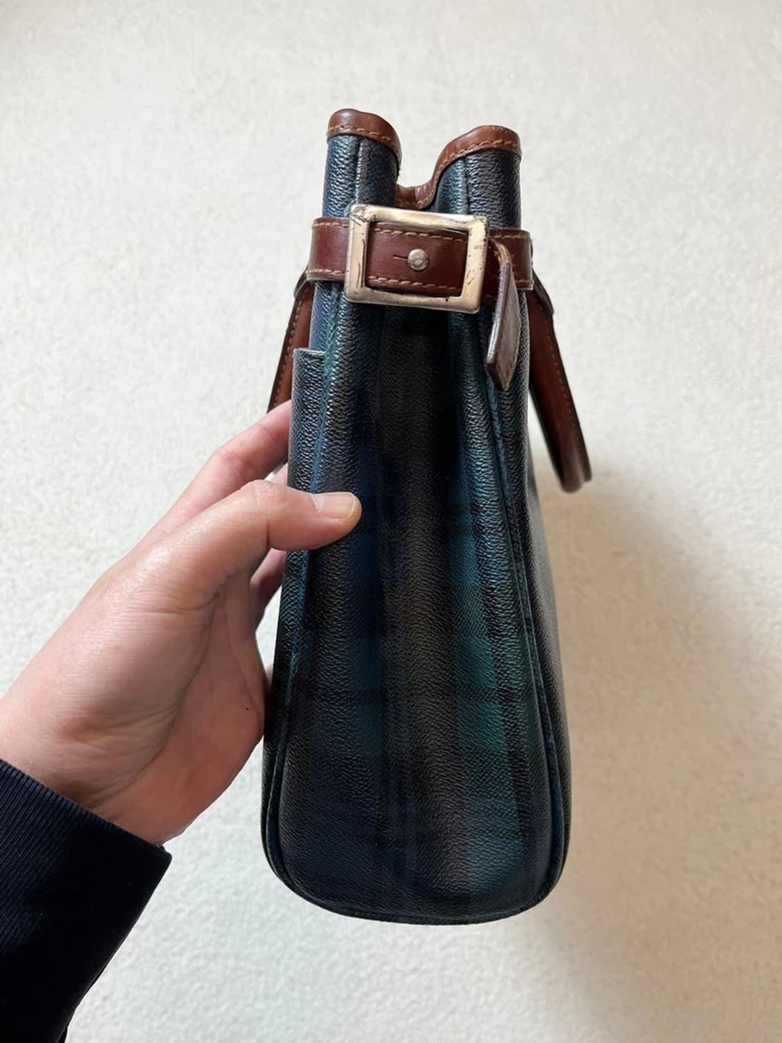 폴로 랄프로렌 00's 타탄체크 토트백 A1739 상품이미지4