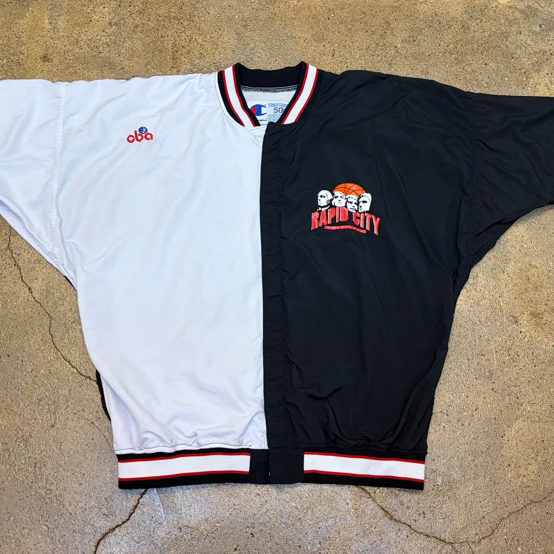 레어 90s USA 빈티지 챔피온 농구 슈팅저지 바람막이 상품이미지2