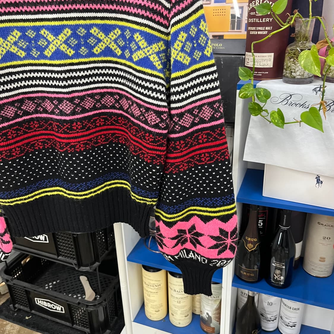 MSGM 우먼 페어아일 모헤어 니트 XS 상품이미지4