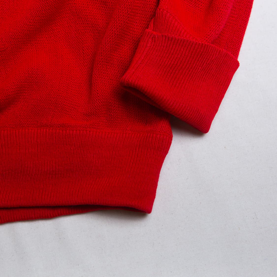 70s Chemise 라코스테 아크릴 가디건 레드 상품이미지4