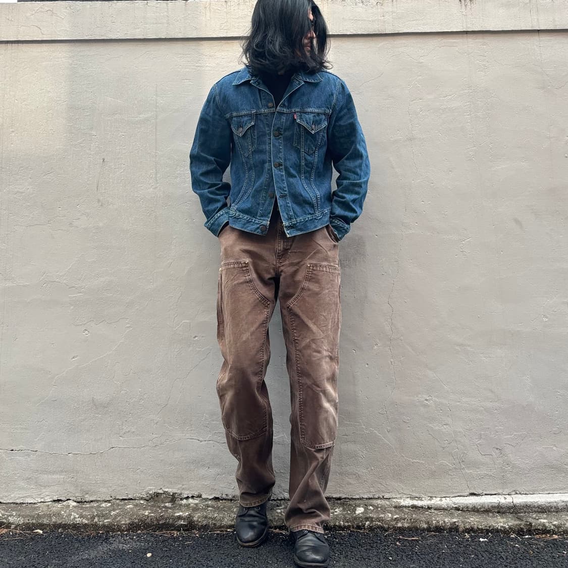 90년대 일본 lvc 71557 빅e 트러커 자켓 상품이미지10