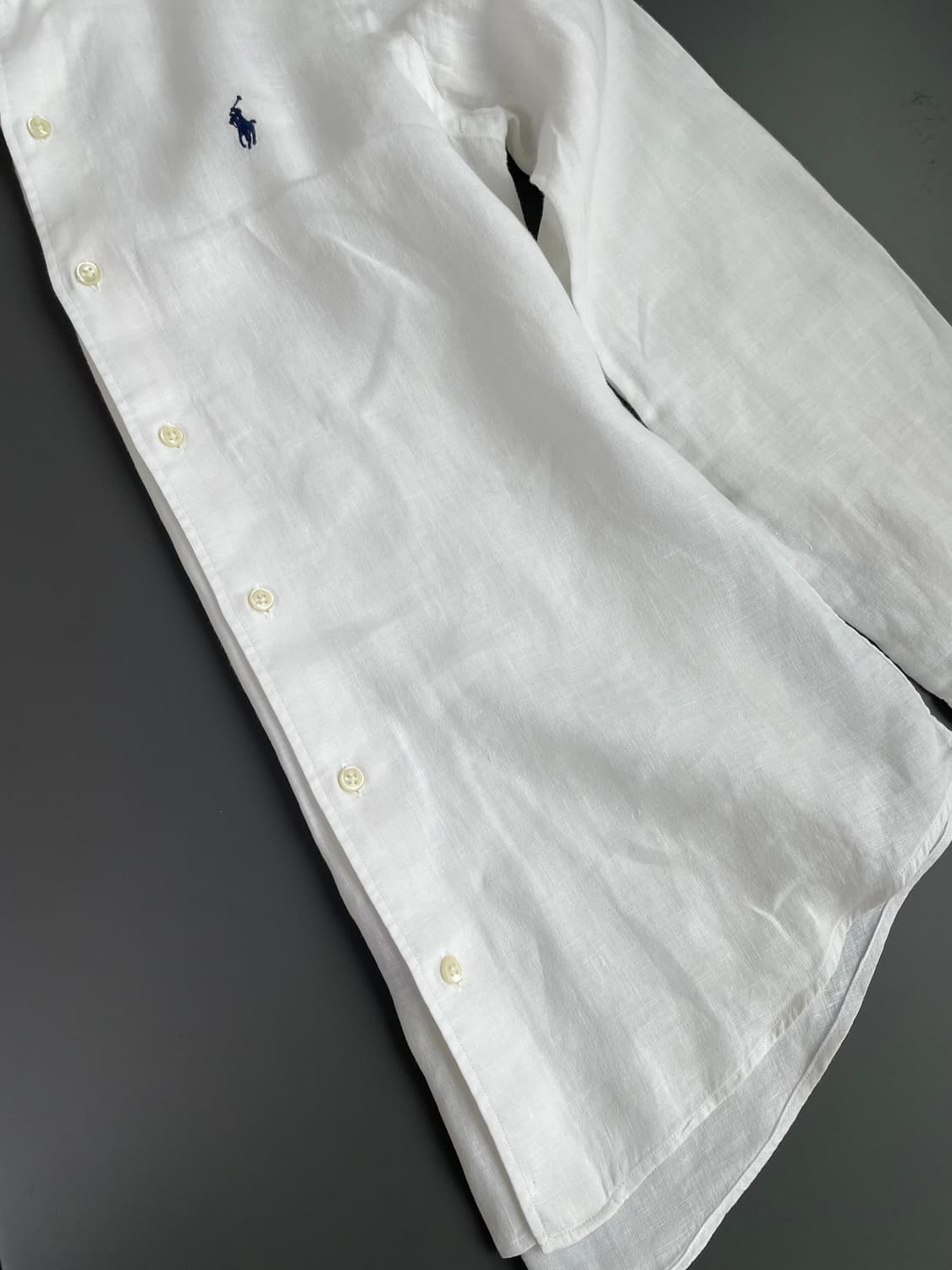 [S] 폴로 랄프로렌 여성 린넨 셔츠 커스텀 핏 상품이미지5