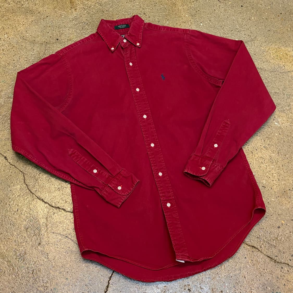 90s Made in USA 미국 빈티지 폴로랄프로렌 클래식 셔츠 상품이미지2