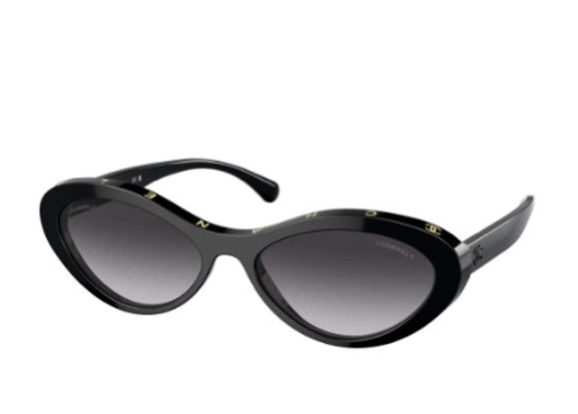 샤넬 로고 오벌레터링 배색 선글라스  상품이미지2