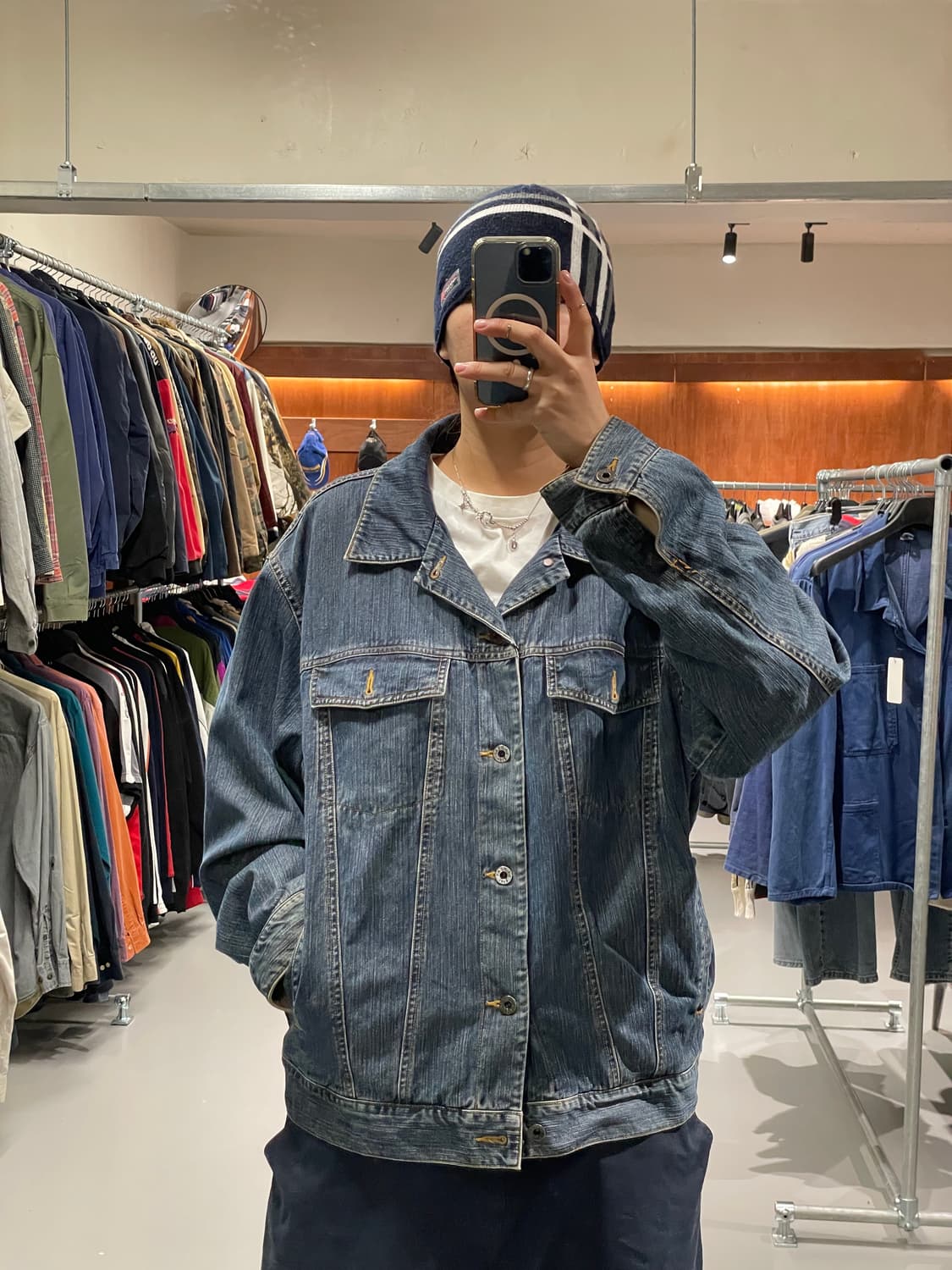 L.L bean 데님 자켓   상품이미지1