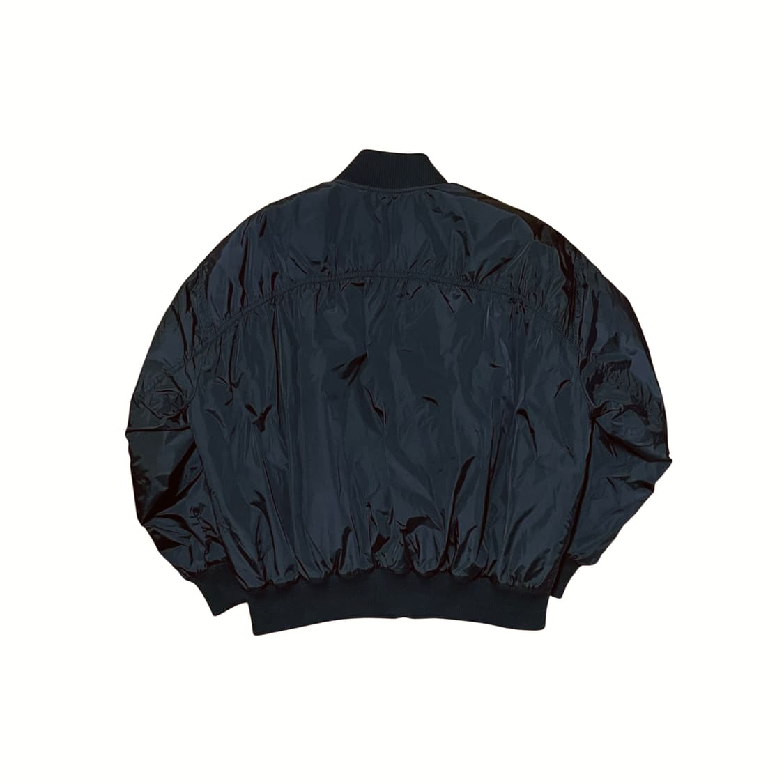 Yoke Gather Quilted Lining Bomber Jacket 상품이미지4