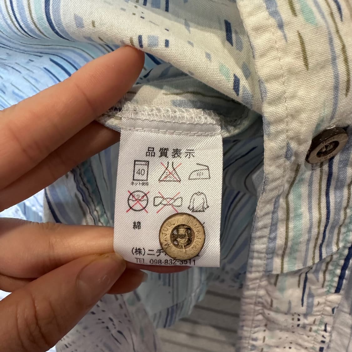 JPN VINTAGE 하와이안 셔츠 플라워 프린팅 디테일 상품이미지5