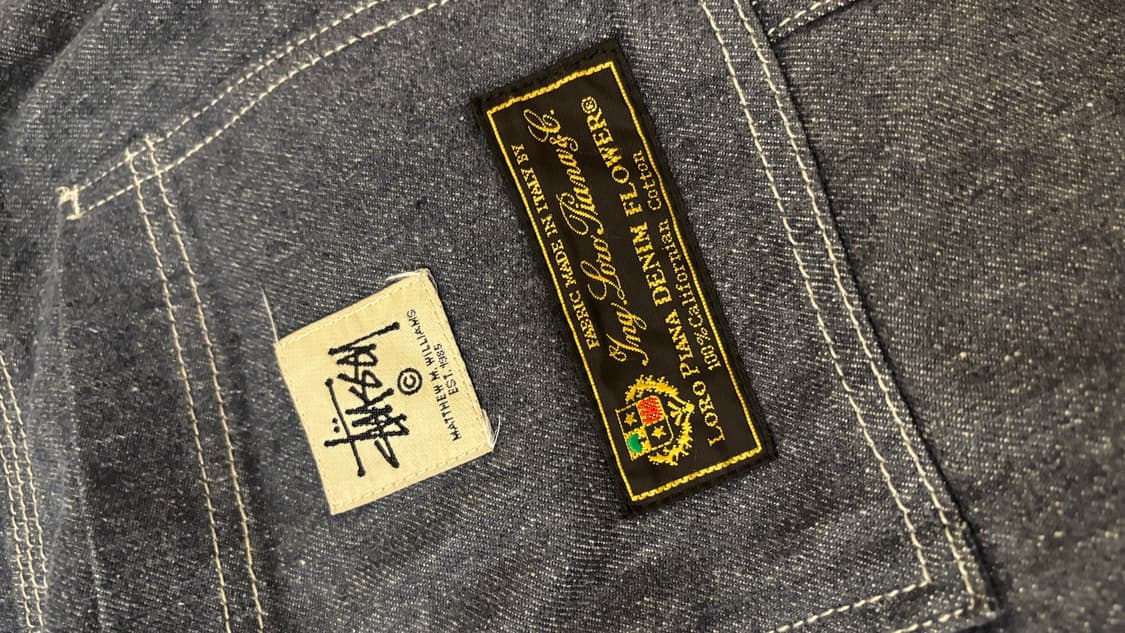 스투시 로로피아나 mmw 청바지 데님 트라우져 상품이미지3