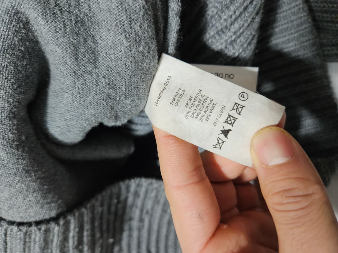 알마니 익스체인지 니트집업 그레이 M 상품이미지6