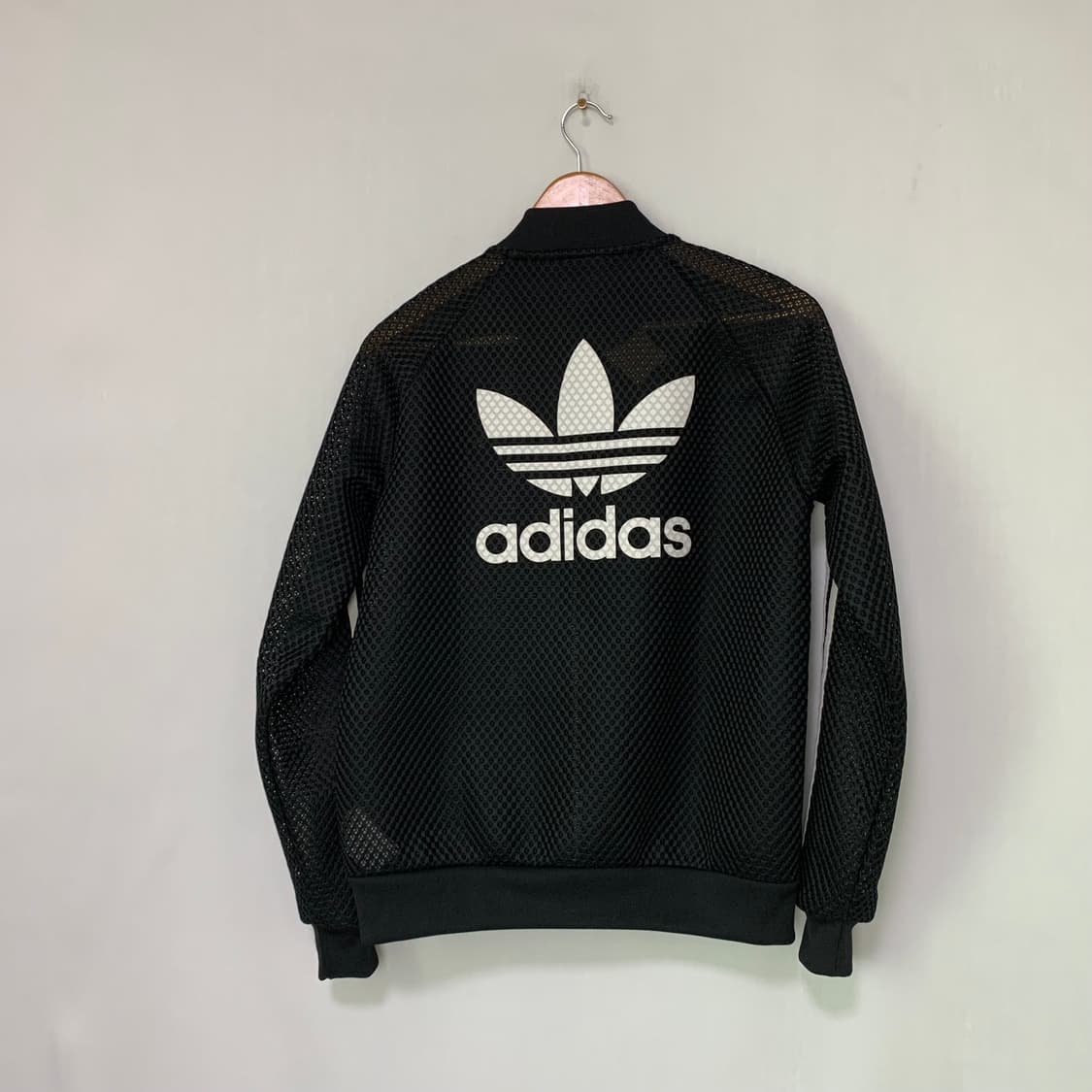 아디다스 삼선 블랙 메쉬 져지 집업 자켓 빈티지 y2k 100 남녀공용 상품이미지5