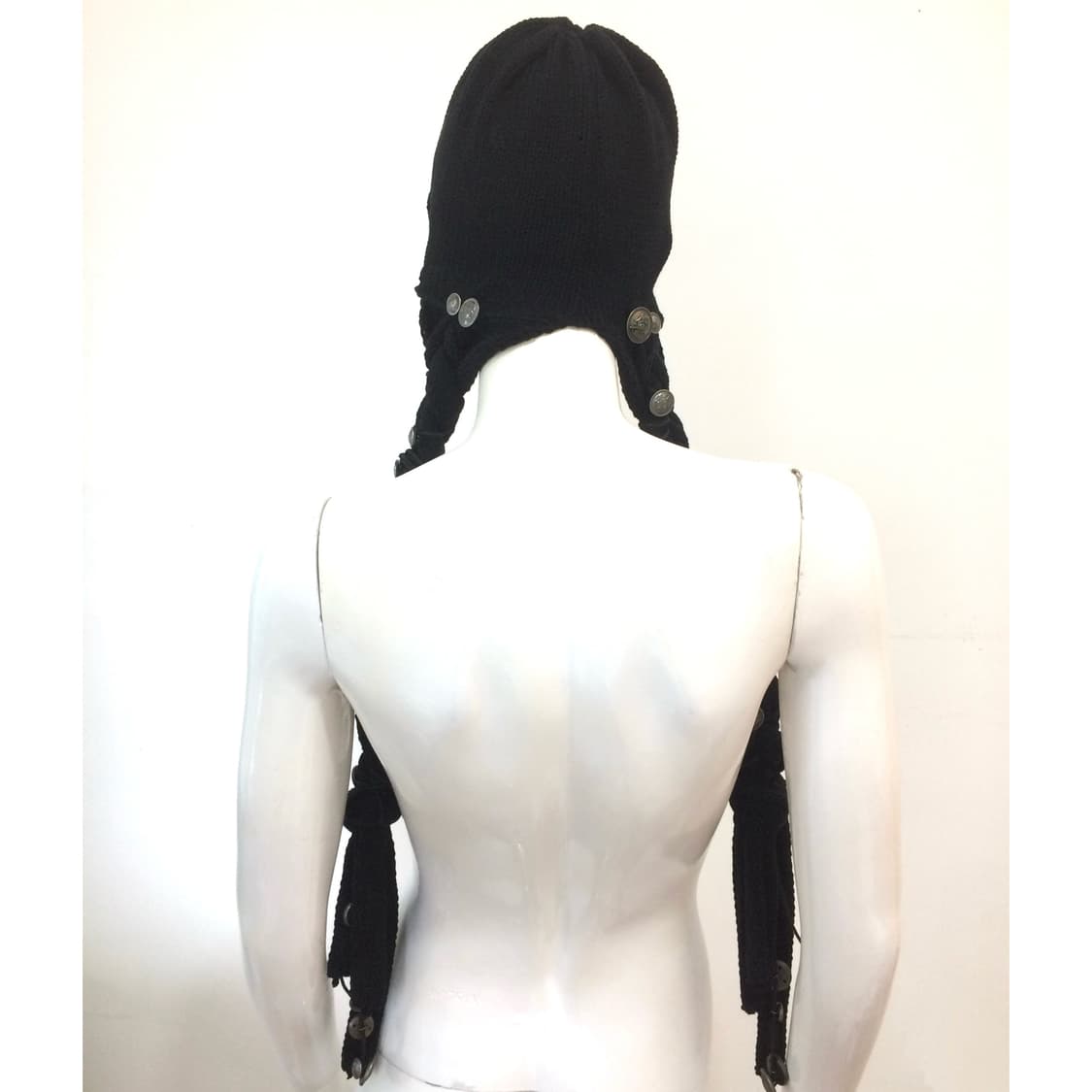 soxjeto x yamimiaogou 나폴레옹 브레이드 니트 모자  상품이미지3