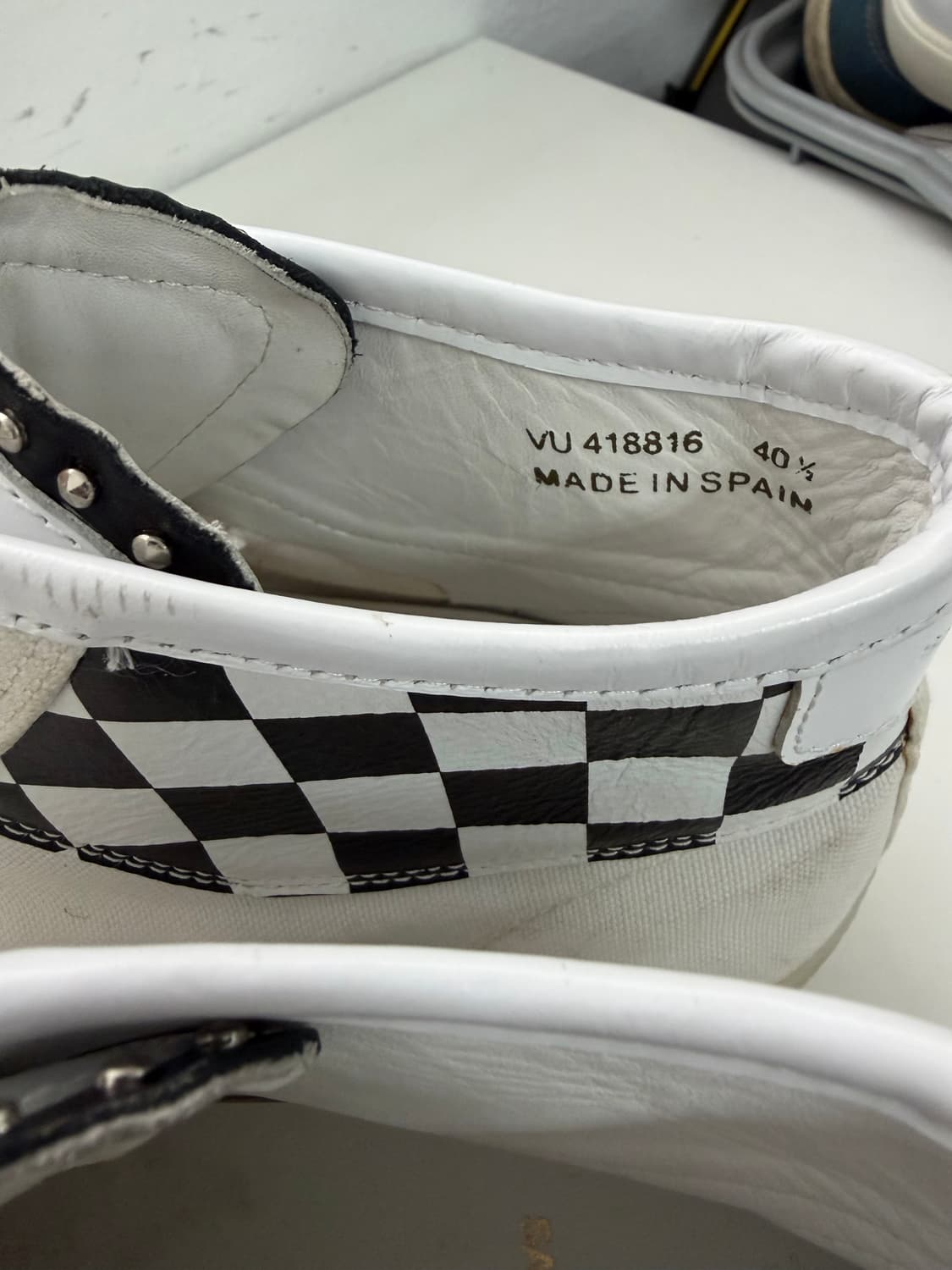 새제품) 생로랑 정품 체크보드 하이탑 스니커즈 40.5 상품이미지9