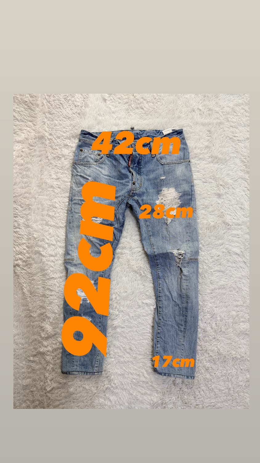 디스퀘어드2 데미지 청바지 48사이즈(32) 상품이미지2