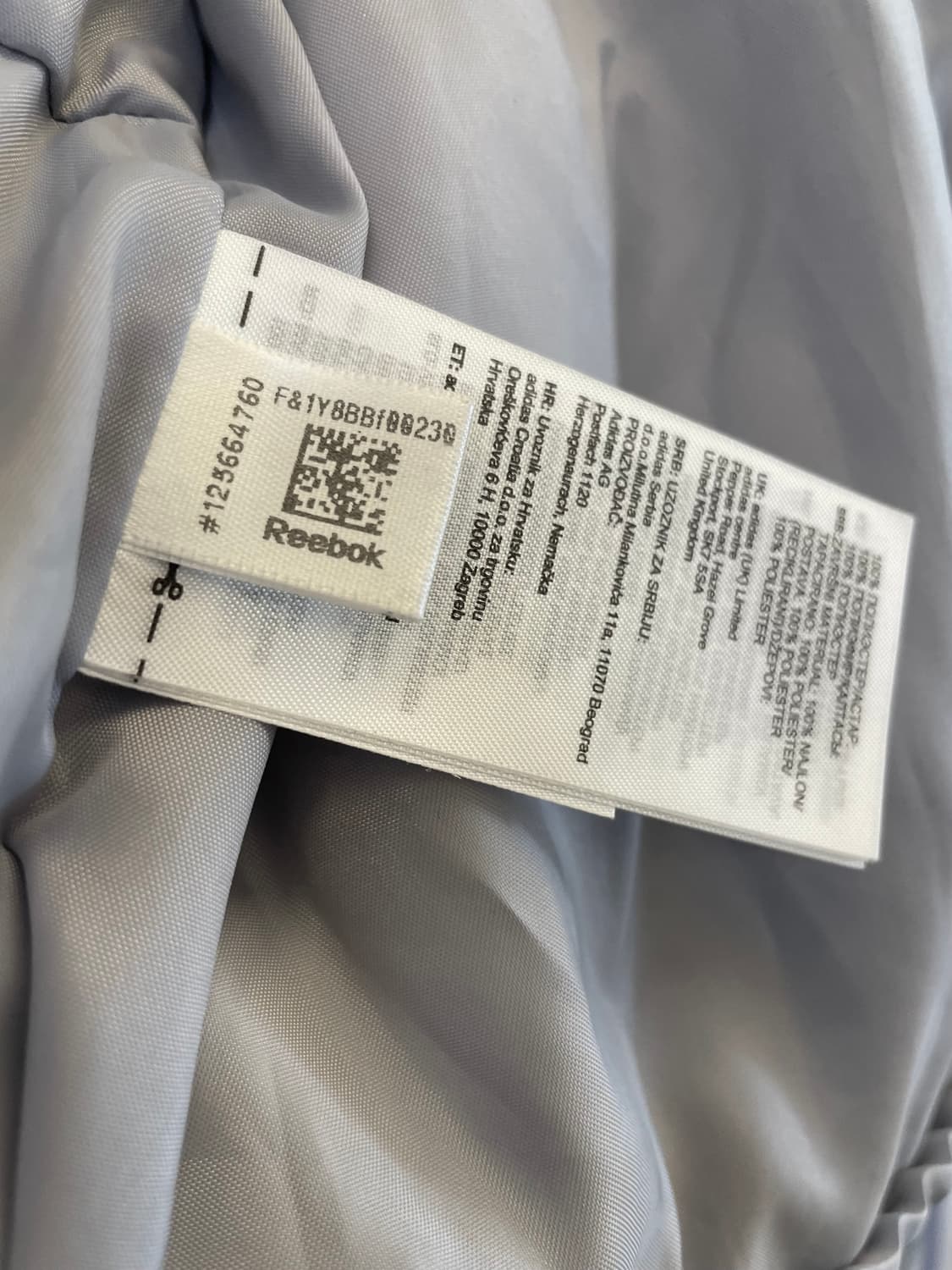 리복 실버패딩 숏패딩 푸퍼패딩:) 상품이미지4