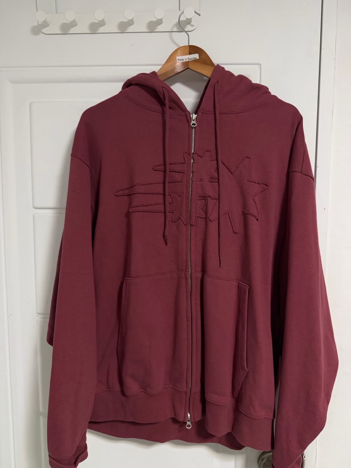 나이스고스트클럽 3star logo 후드집업 L 상품이미지1