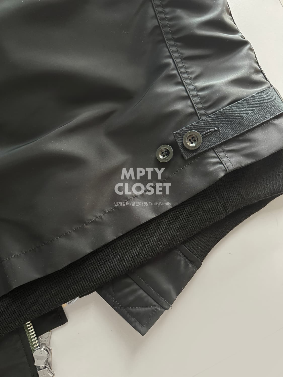 [3] 사카이 Sacai 레이어드 블루종 블랙 24-03320M 상품이미지9