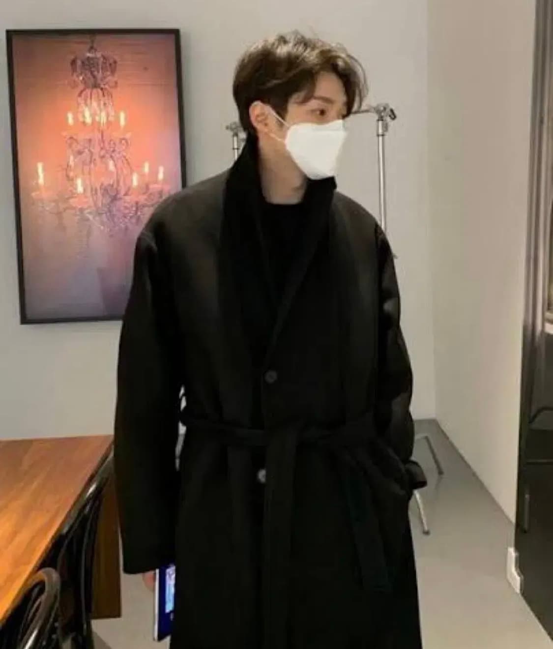 던스트 숄카라 캐시미어 로브코트 상품이미지1