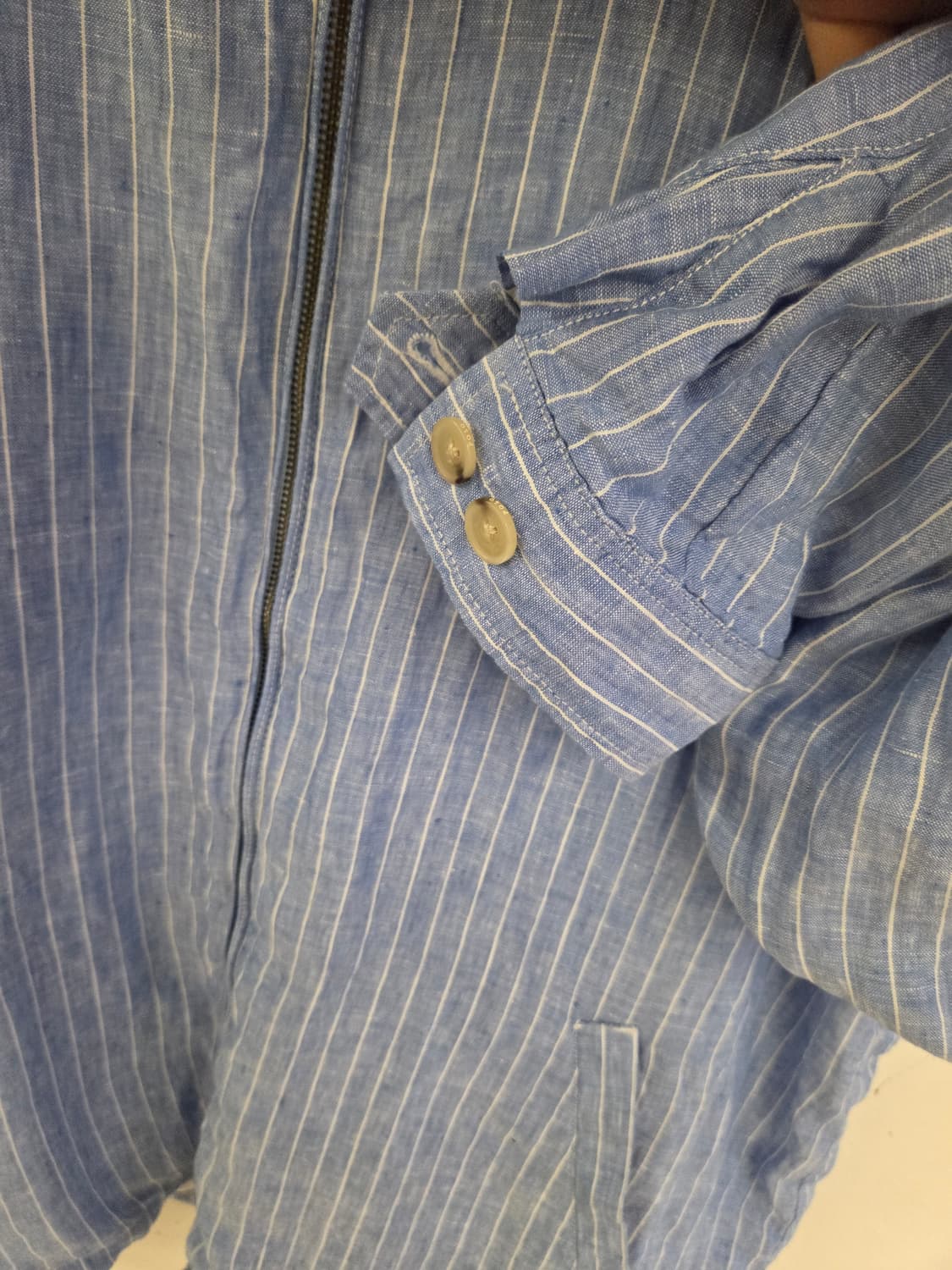 폴로 랄프로렌 린넨 스트라이프 자켓 XL 상품이미지5